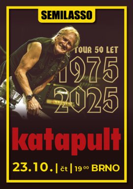 KATAPULT TOUR 50 let ( 1975 - 2025) - 50 let na hudební scéně. Historie jako hrom