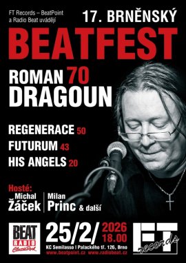 17. Brněnský Beatfest 2026- Roman Dragoun 70