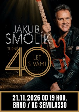 Jakub Smolík s kapelou - turné 40 let s vámi