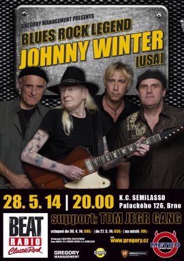 JOHNNY WINTER & BAND(USA) Support: TOM JEGR GANG