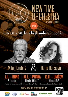 Milan Drobný, Hana Holišová and New Time Orchestra