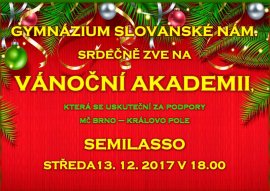 Akadamie školního sboru gymnázia Slovánské Náměstí